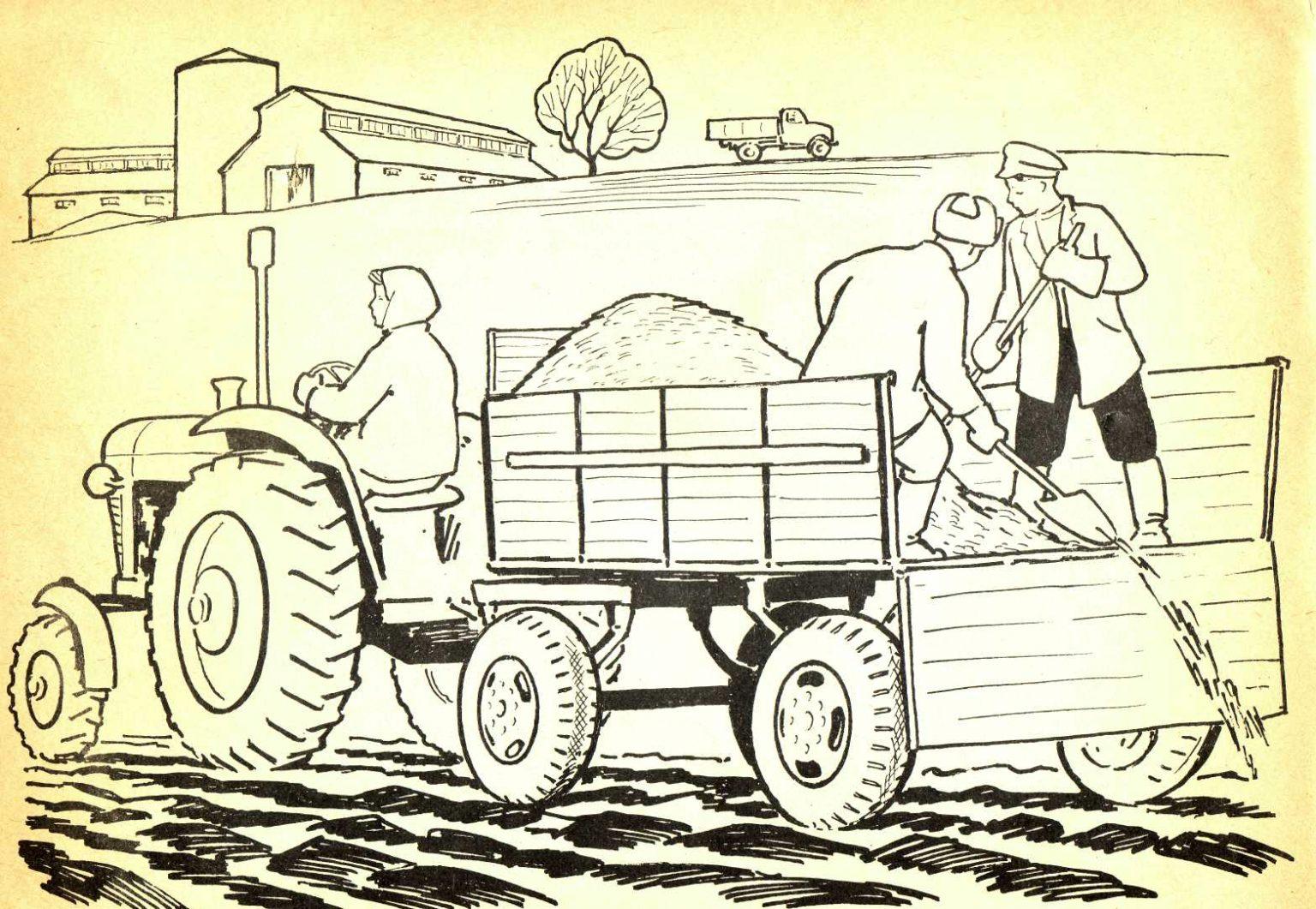 Колхозник нарисованный